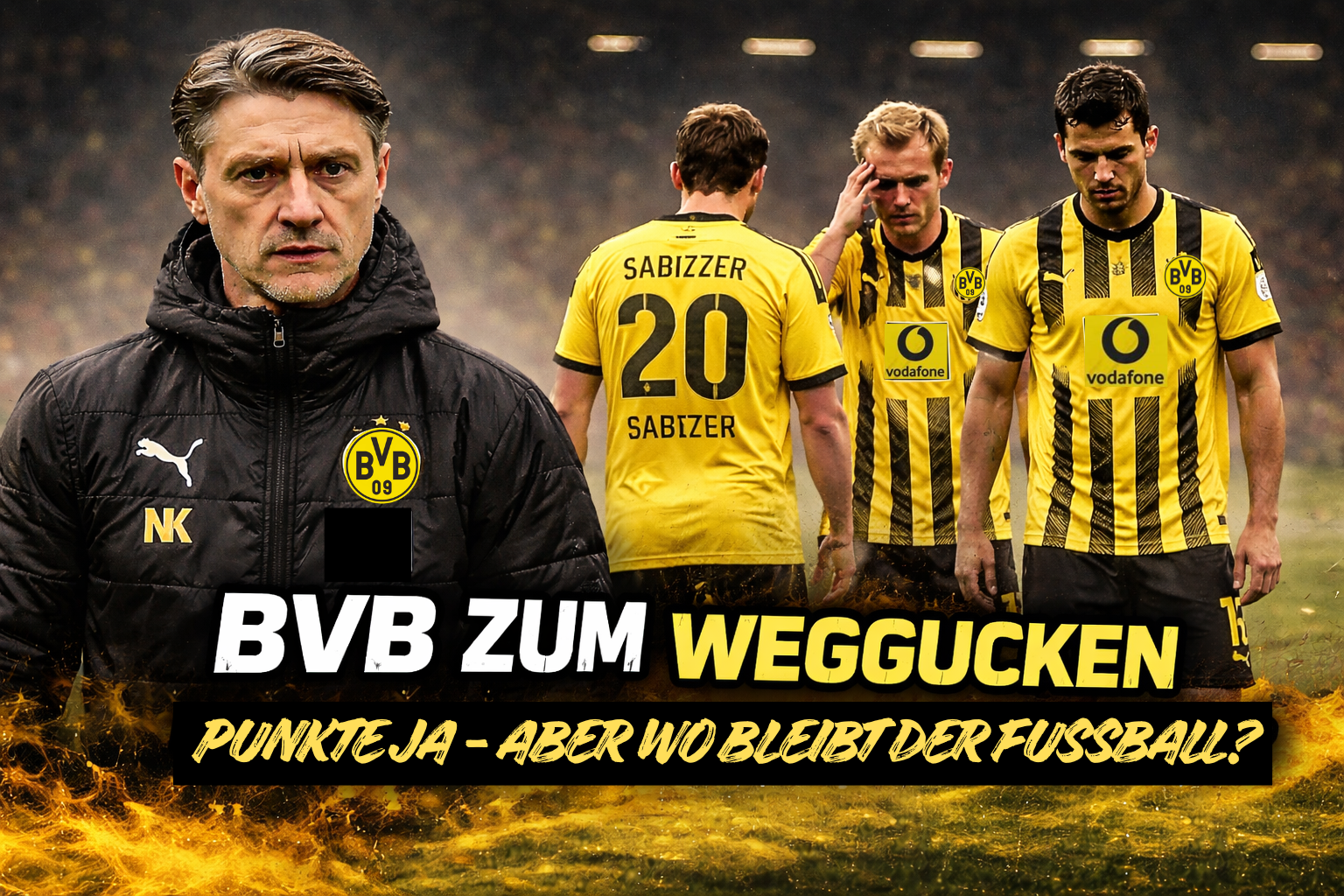 BVB zum Weggucken: Punkte ja – aber wo ist der Fußball geblieben?