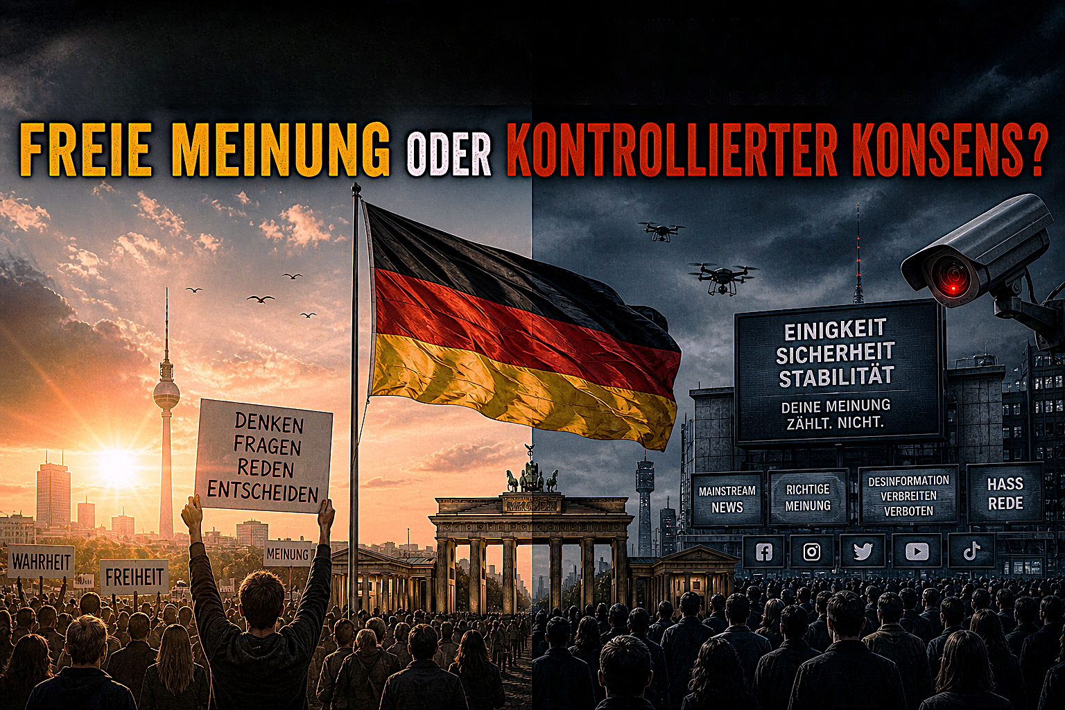 Deutschland 2026: Freie Meinung oder kontrollierter Konsens?